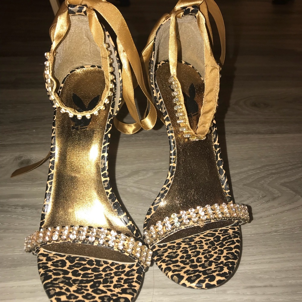 Woman’s high heel shoes